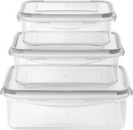 Siguro Fresh Keeper food jar set, 1 l + 1,5 l + 2,5 l, 3 pieces - Food Container Set