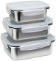 Food Container Set Siguro Set of food jars Steel Seal, 0,8 l + 1,2 l + 1,78 l, 3 pieces - Sada dóz
