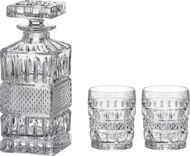 Siguro Whisky set Locus, decanter + 2 glasses - Whisky Set