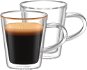 Termosklenice Siguro Hrnek z dvoustěnného skla Espresso, 90 ml, 2 ks - Termosklenice