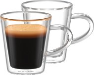 Termosklenice Siguro Hrnek z dvoustěnného skla Espresso, 90 ml, 2 ks - Termosklenice