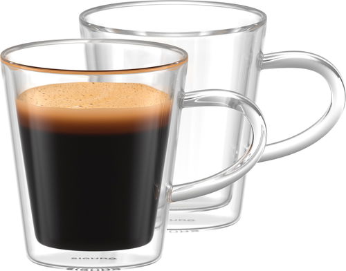 Siguro Hrnek z dvoustěnného skla Lungo, 200 ml, 2 ks - Termosklenice - Hlavní obrázek