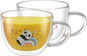 Siguro Becher aus doppelwandigem Glas Panda, 280 ml, 2 Stück - Thermoglas