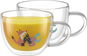 Siguro Becher aus doppelwandigem Glas ABC, 280 ml, 2 Stück - Thermoglas
