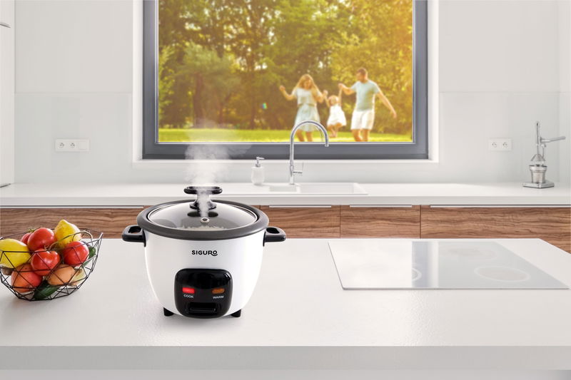 Siguro RC-A350W Rice Chef, gőzölő kosár
