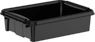 Siguro Pro Box Recycled 8 l, 30 cm x 11,5 cm x 40 cm, schwarz - Aufbewahrungsbox