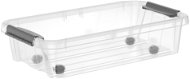 Siguro Pro Box Underbed 31 l, 39,5 x 17,5 x 72 cm, transparent - Aufbewahrungsbox