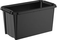 Siguro Pro Box Recycled 70 l, 39,5 x 39 x 72 cm, schwarz - Aufbewahrungsbox