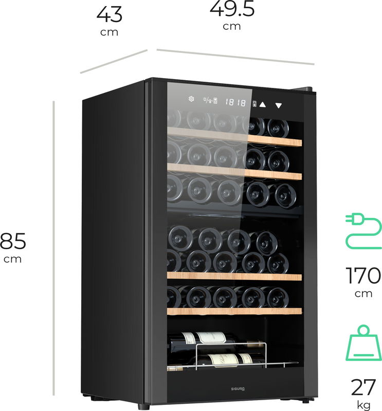 Siguro WC-G331B Dual Wine