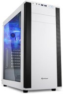 Sharkoon M25-W - White w/ Transparent Side Panel - PC Case