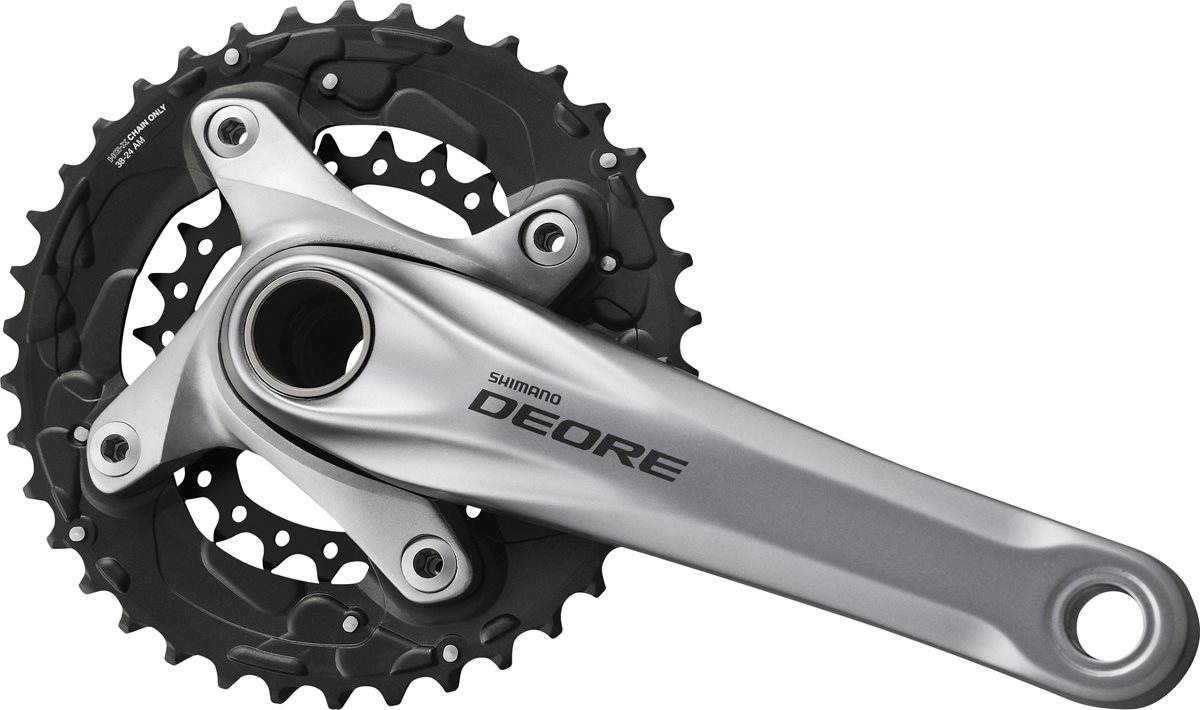 Shimano Deore FC M615 38 24 silver Crankset Alza.cz