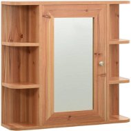 Kúpeľňová skrinka Shumee Kúpeľňová zrkadlová skrinka – dub, 66 × 17 × 63 cm, MDF - Koupelnová skříňka