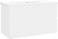 Shumee Skříňka se zápustným umyvadlem - bílá, dřevotříska, 3071549 - Bathroom Cabinet