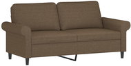 Shumee 2místná pohovka hnědá 140 cm, textil - Pohovka