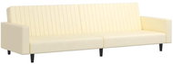 Shumee 2místná pohovka krémová, umělá kůže, 337668 - Pohovka