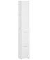 Shumee Kúpeľňová skrinka – biela, 25 × 25 × 170 cm, drevotrieska - Kúpeľňová skrinka