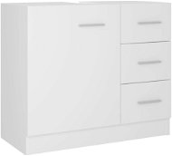 Shumee Skříňka pod umyvadlo - bílá, 63 × 30 × 54 cm, dřevotříska - Koupelnová skříňka