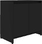 Shumee Koupelnová skříňka - černá, 60 × 33 × 61 cm, dřevotříska, 802643 - Koupelnová skříňka
