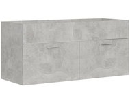 Shumee Skříňka pod umyvadlo - betonově šedá, 100 × 38,5 × 46 cm, dřevotříska - Koupelnová skříňka