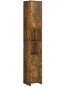 Kúpeľňová skrinka Shumee Umývadlová skrinka – dymový dub, 30 × 30 × 183,5 cm, kompozitné drevo - Koupelnová skříňka