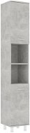 Shumee Koupelnová skříňka - betonově šedá, 30 × 30 × 179 cm, dřevotříska - Koupelnová skříňka