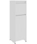 Koupelnová skříňka Shumee Koupelnová skříňka - bílá, vysoký lesk, 30 × 30 × 95 cm, dřevotříska - Koupelnová skříňka