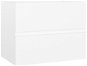 Shumee Skrinka pod umývadlo – biela, 60 × 38,5 × 45 cm, drevotrieska - Kúpeľňová skrinka