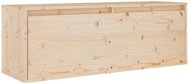Shumee Nástenná skrinka 100 × 30 × 35 cm, masívne borovicové drevo - Skrinka