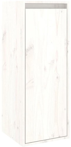 Shumee Nástěnná skříňka - bílá, 30 × 30 × 80 cm, masivní borové dřevo - Skříňka - Main image