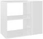 Shumee Odkládací skříňka - bílá s vysokým leskem, 60 × 30 × 50 cm, dřevotříska - Skříňka