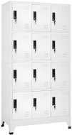 Shumee Uzamykatelná skříň - bílá, 90 × 45 × 180 cm, ocel, 339812 - Skříň