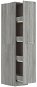 Skříňka Shumee Výsuvná skříňka s přihrádkami - šedá sonoma, 30 × 42,5 × 150 cm - Skříňka