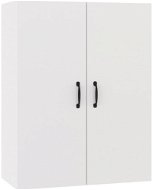 Skříňka Shumee Závěsná skříňka - bílá, 69,5 × 34 × 90 cm, kompozitní dřevo - Skříňka