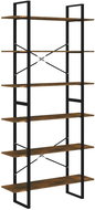 Shumee Vysoký regál kouřový dub 100 × 30 × 210 cm, kompozitní dřevo - Shelving Unit