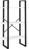 Shumee Úložný regál bílý 60 × 30 × 105 cm, dřevotříska - Shelf