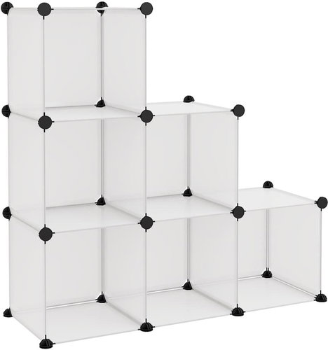 Shumee Úložný organizér s 6 kostkami průhledný PP - Shelving Unit - Main image