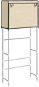 Shumee 2-poschodový úložný regál nad práčku Krém 71 × 29,5 × 170,5 cm, železo - Regál