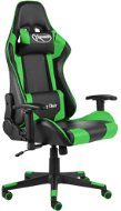 SHUMEE Swivel game chair green PVC, 20493 - Gaming Chair