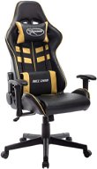 SHUMEE Gaming chair black and gold faux leather, 20504 - Gaming Chair