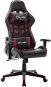 SHUMEE Gaming chair black and burgundy faux leather, 20509 - Gaming Chair