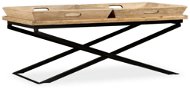 SHUMEE Konferenčný stolík z masívneho mangovníkového dreva 110 × 55 × 42 cm, 244898 - Konferenčný stolík