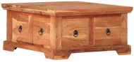 SHUMEE Konferenční stolek 66 × 70 × 35 cm masivní akáciové dřevo, 247723 - Konferenční stolek