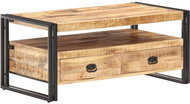 SHUMEE Konferenční stolek 100 × 55 × 45 cm hrubé mangovníkové dřevo, 321558 - Konferenční stolek