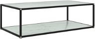 SHUMEE - Konferenčný stolík biely 120 × 60 × 35 cm tvrdené sklo, 322904 - Konferenčný stolík