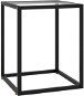 SHUMEE - Konferenčný stolík čierny s tvrdeným sklom 40 × 40 × 50 cm, 322907 - Konferenčný stolík