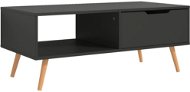 SHUMEE Konferenční stolek šedý 100 × 49,5 × 43 cm dřevotříska, 326788 - Konferenční stolek