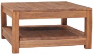 SHUMEE Konferenční stolek 68 × 67 × 35 cm masivní teakové dřevo, 332859 - Konferenční stolek
