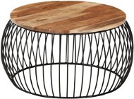 SHUMEE Konferenční stolek O 68 cm masivní akáciové dřevo, 338021 - Konferenční stolek