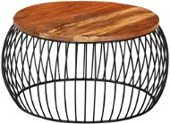 SHUMEE Konferenční stolek O 68 cm masivní recyklované dřevo , 338022 - Konferenční stolek