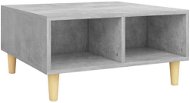 SHUMEE Konferenčný stolík betónovo sivý 60 × 60 × 30 cm drevotrieska, 805981 - Konferenčný stolík